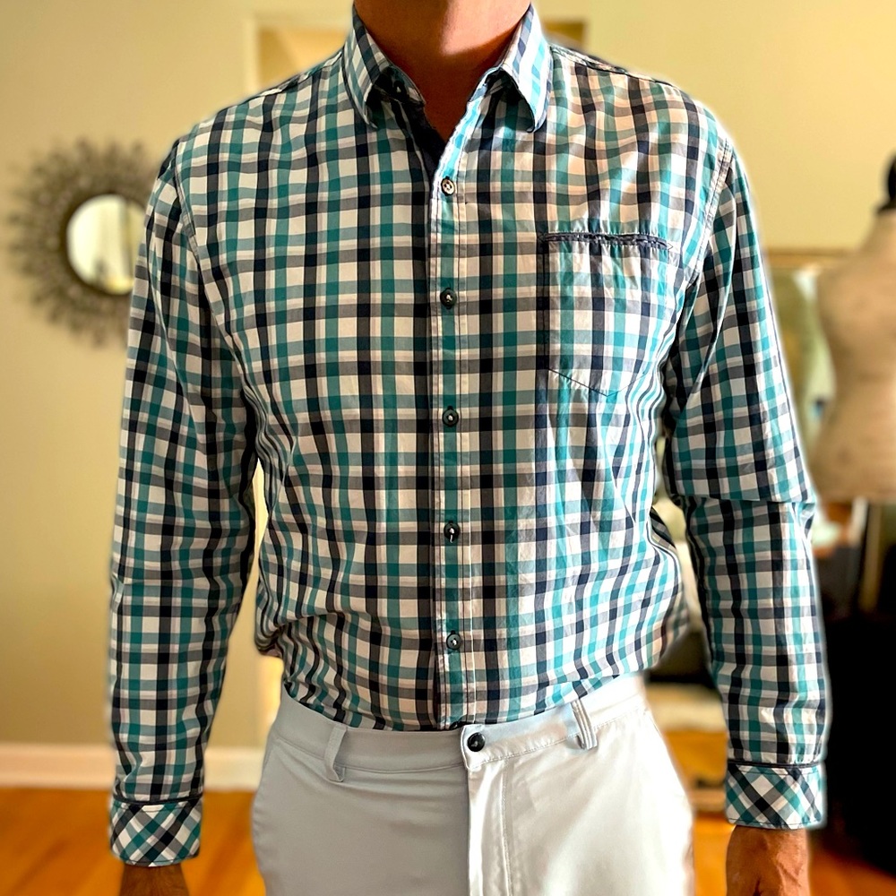 7 Diamonds Button Down Shirt Size Large